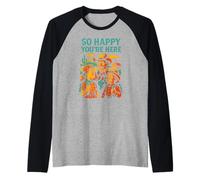 Happy Face So Happy You Here Carine Donne Tornano A Scuola Maglia con Maniche Raglan