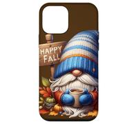 Happy Fall Coffee Gnome With Hot Cocoa Mug And Autumn Vibes Custodia per iPhone 12 mini