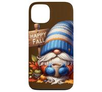 Happy Fall Coffee Gnome With Hot Cocoa Mug And Autumn Vibes Custodia per iPhone 13