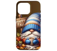 Happy Fall Coffee Gnome With Hot Cocoa Mug And Autumn Vibes Custodia per iPhone 16 Pro