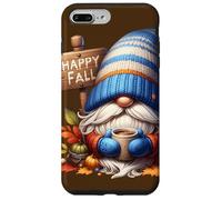 Happy Fall Coffee Gnome With Hot Cocoa Mug And Autumn Vibes Custodia per iPhone 7 Plus/8 Plus