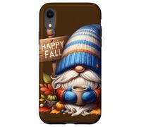 Happy Fall Coffee Gnome With Hot Cocoa Mug And Autumn Vibes Custodia per iPhone XR