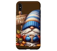 Happy Fall Coffee Gnome With Hot Cocoa Mug And Autumn Vibes Custodia per iPhone XS Max
