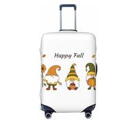 Happy Fall - Coperture elastiche per valigie da viaggio, 45,7-81,7 cm, Nero, Small