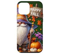 Happy Fall Gnome With Farm Fresh Pumpkins And Autumn Vibes Custodia per iPhone 12 mini