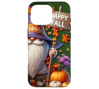 Happy Fall Gnome With Farm Fresh Pumpkins And Autumn Vibes Custodia per iPhone 16 Pro