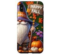 Happy Fall Gnome With Farm Fresh Pumpkins And Autumn Vibes Custodia per iPhone XS Max