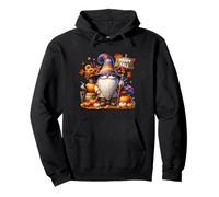 Happy Fall GNOME with Farm Fresh Pumpkins And Autumn Vibes Felpa con Cappuccio