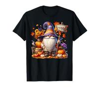 Happy Fall GNOME with Farm Fresh Pumpkins And Autumn Vibes Maglietta