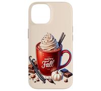 Happy Fall Hot Cocoa Mug Graphic For Women With Autumn Vibes Custodia per iPhone 14