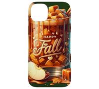 Happy Fall Hot Tea Graphic For Women Toffee Hot Chocolate Custodia per iPhone 14 Plus