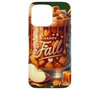 Happy Fall Hot Tea Graphic For Women Toffee Hot Chocolate Custodia per iPhone 15 Pro Max
