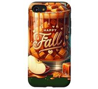 Happy Fall Hot Tea Graphic For Women Toffee Hot Chocolate Custodia per iPhone SE (2020) / 7/8