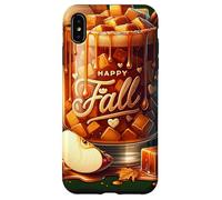 Happy Fall Hot Tea Graphic For Women Toffee Hot Chocolate Custodia per iPhone XS Max
