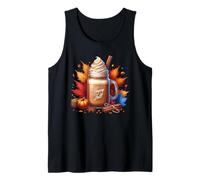 Happy Fall Vibes Autumn Hot Drinks for Pumpkin Spice Season Canotta