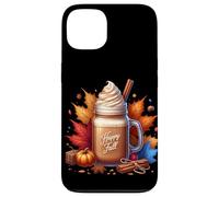 Happy Fall Vibes Autumn Hot Drinks For Pumpkin Spice Season Custodia per iPhone 13