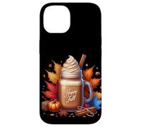 Happy Fall Vibes Autumn Hot Drinks For Pumpkin Spice Season Custodia per iPhone 14