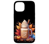Happy Fall Vibes Autumn Hot Drinks For Pumpkin Spice Season Custodia per iPhone 15