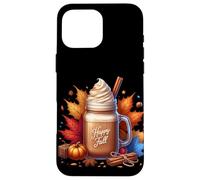 Happy Fall Vibes Autumn Hot Drinks For Pumpkin Spice Season Custodia per iPhone 16 Pro Max