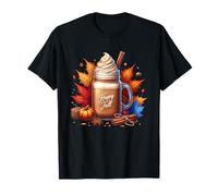 Happy Fall Vibes Autumn Hot Drinks for Pumpkin Spice Season Maglietta