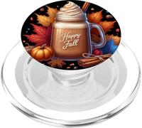 Happy Fall Vibes Autumn Hot Drinks For Pumpkin Spice Season PopSockets PopGrip per MagSafe