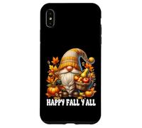 Happy Fall Yall Cozy Autumn Stuff With Fall Pumpkin Gnome Custodia per iPhone XS Max