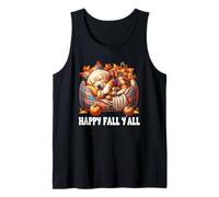 Happy Fall YALL Decor for Labrador Lover Cozy Autumn Vibes Canotta
