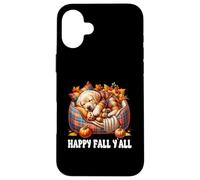 Happy Fall Yall Decor For Labrador Lover Cozy Autumn Vibes Custodia per iPhone 16 Plus