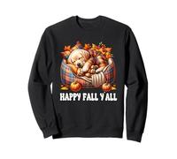 Happy Fall YALL Decor for Labrador Lover Cozy Autumn Vibes Felpa