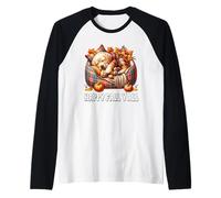Happy Fall YALL Decor for Labrador Lover Cozy Autumn Vibes Maglia con Maniche Raglan