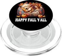 Happy Fall Yall Decor For Labrador Lover Cozy Autumn Vibes PopSockets PopGrip per MagSafe