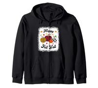 Happy Fall Y'All Sbiancato Halloween Zucca Camicia Donna Ragazza Felpa con Cappuccio