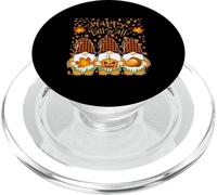 Happy Fall Y'all Simpatici gnomi zucca autunno albero foglie autunnali PopSockets PopGrip per MagSafe