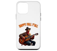 Happy Fall Y'all Turchia Chitarrista Ringraziamento Divertimento Custodia per iPhone 12 mini