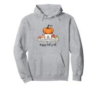 Happy Fall Y'All Zucca Tema Dentale Felpa con Cappuccio