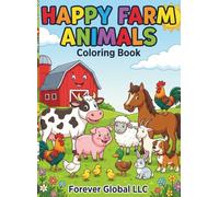 Happy Farm Animals: Coloring Book