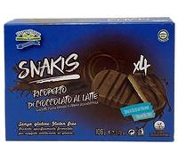 Happy Farm Biscotti Happy Farm Snakis ricoperti di cioccolato al latte