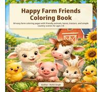 Happy Farm Friends Coloring Book