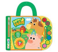 Happy farm. Valigetta con acquerelli. I colorelli. Ediz. a colori. Ediz. a spirale. Con acquerelli