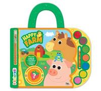 Happy farm. Valigetta con acquerelli. I colorelli. Ediz. a colori. Ediz. a spirale. Con acquerelli
