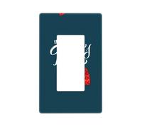 Happy Father's Day A Wall Plate Covers, 1 Gang Placche da parete senza viti Dimensioni standard 11,7 x 7,1 cm, copertura decorativa per interruttore della luce, in policarbonato termoplastico