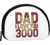 Happy Father's Day Gift I Love You Dad Women And Girls Cute Fashion Portamonete Portamonete Portamonete Portachiavi