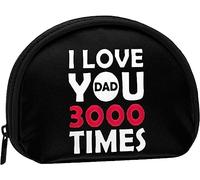 Happy Father's Day Gift I Love You Dad Women And Girls Cute Fashion Portamonete Portamonete Portamonete Portachiavi