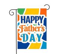 Happy Fathers Day Love Best Great Dad Bandiere Verticale Durevole Bandiera Da Giardino Resistente Alle Intemperie Bandiere Per Casa Balcone Cortile 30X45Cm