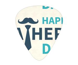 Happy Fathers Day - Plettri per ukulele basso, strumento per ukulele, confezione da 12