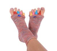 Happy Feet Calzini Originali di Allineamento del Piede con Separatore Multicolore M