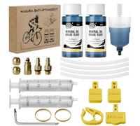 HAPPY FINDING Kit di sfiato per bicicletta, liquido dei freni per MAGURA, liquido dei freni a disco idraulico per bicicletta, kit di servizio di sbiancamento
