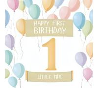 Happy First Birthday, Little Mia (the perfect personalized first birthday book for little baby Mia)