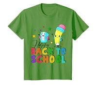 Happy First Day Of School Welcome Back To School Ragazzi Ragazze Maglietta