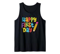 Happy First Day Pencil Back to School Canotta